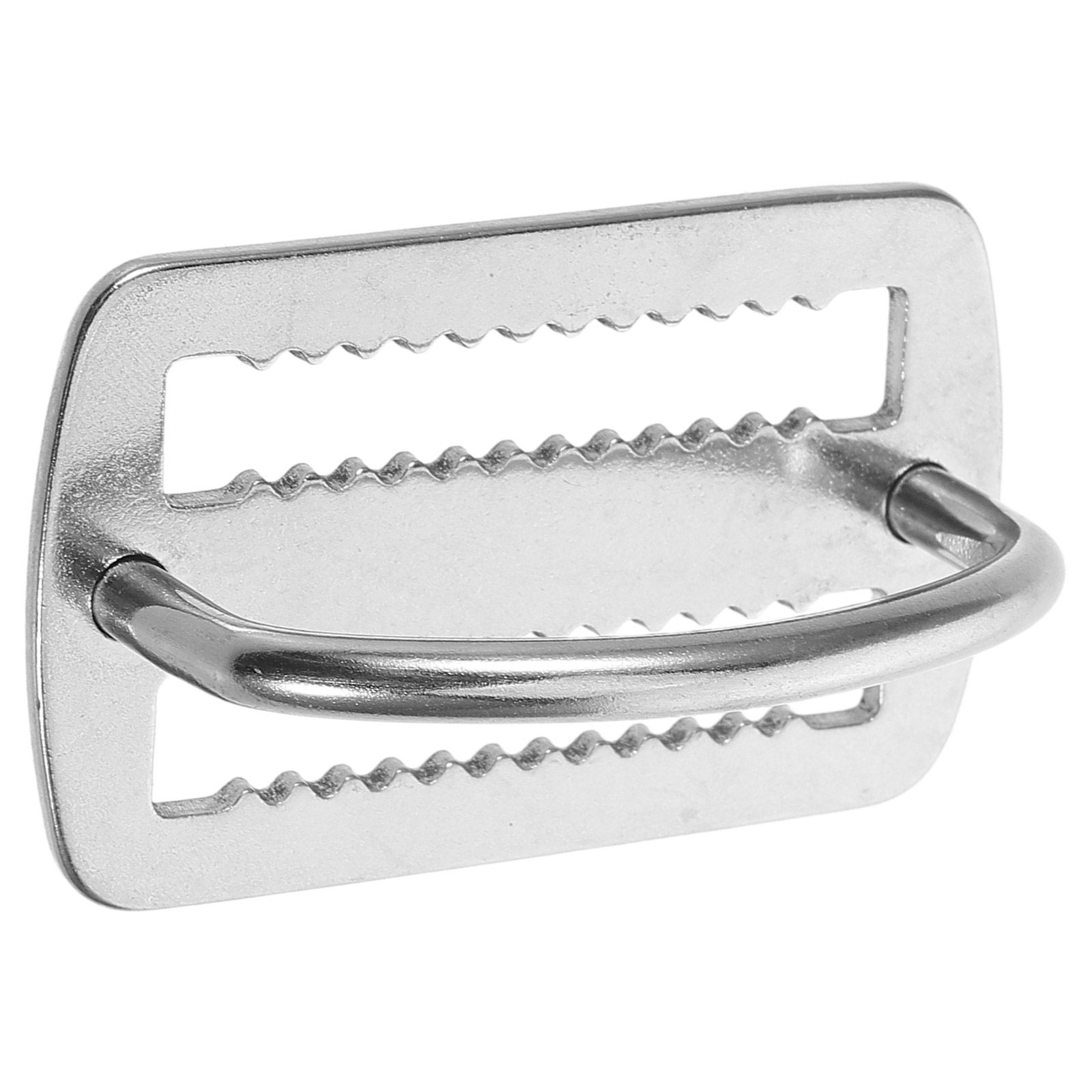 Dive Weight Belt - Edelstahl gezackte Tauchgürtelschnalle, D-Ring-Stopper für Tauchgewichtsgürtel,