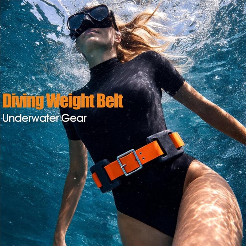 Dive Weight Belt - RTENTE-Fishing Tauchgürtelschnalle, Tauchgürtel aus Gummi, für