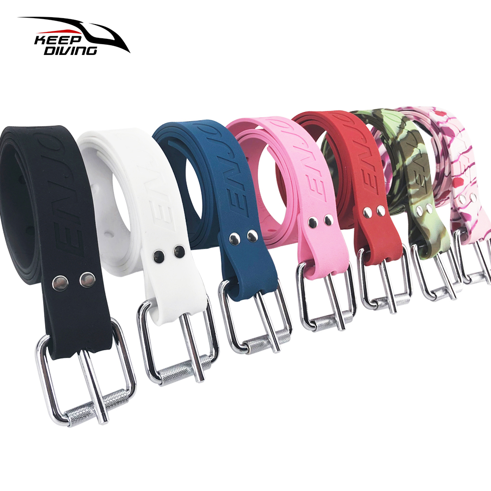 Dive Weight Belt - 2026 1 Stück 1,3M~1,5M Zuschneidbarer Silikongel-Gummi-Gewichtsgürtel