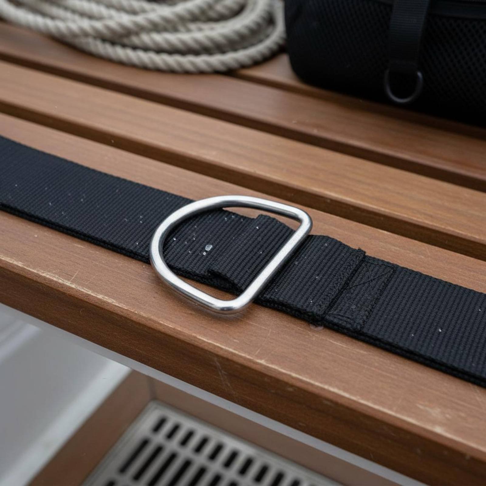 Dive Weight Belt - Rostfreie D-Schlaufe aus Edelstahl für technisches