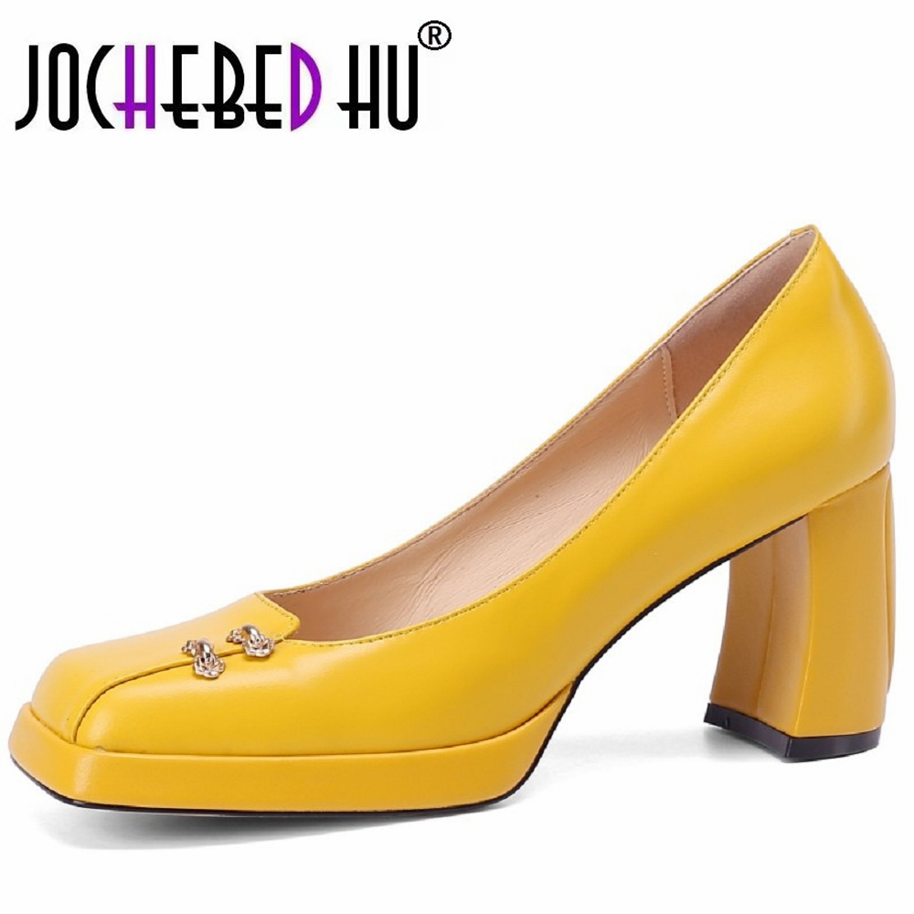 Aqua Sports Club - 【JOCHEBED HU】Größe 33-40 Karree Echtes Leder
