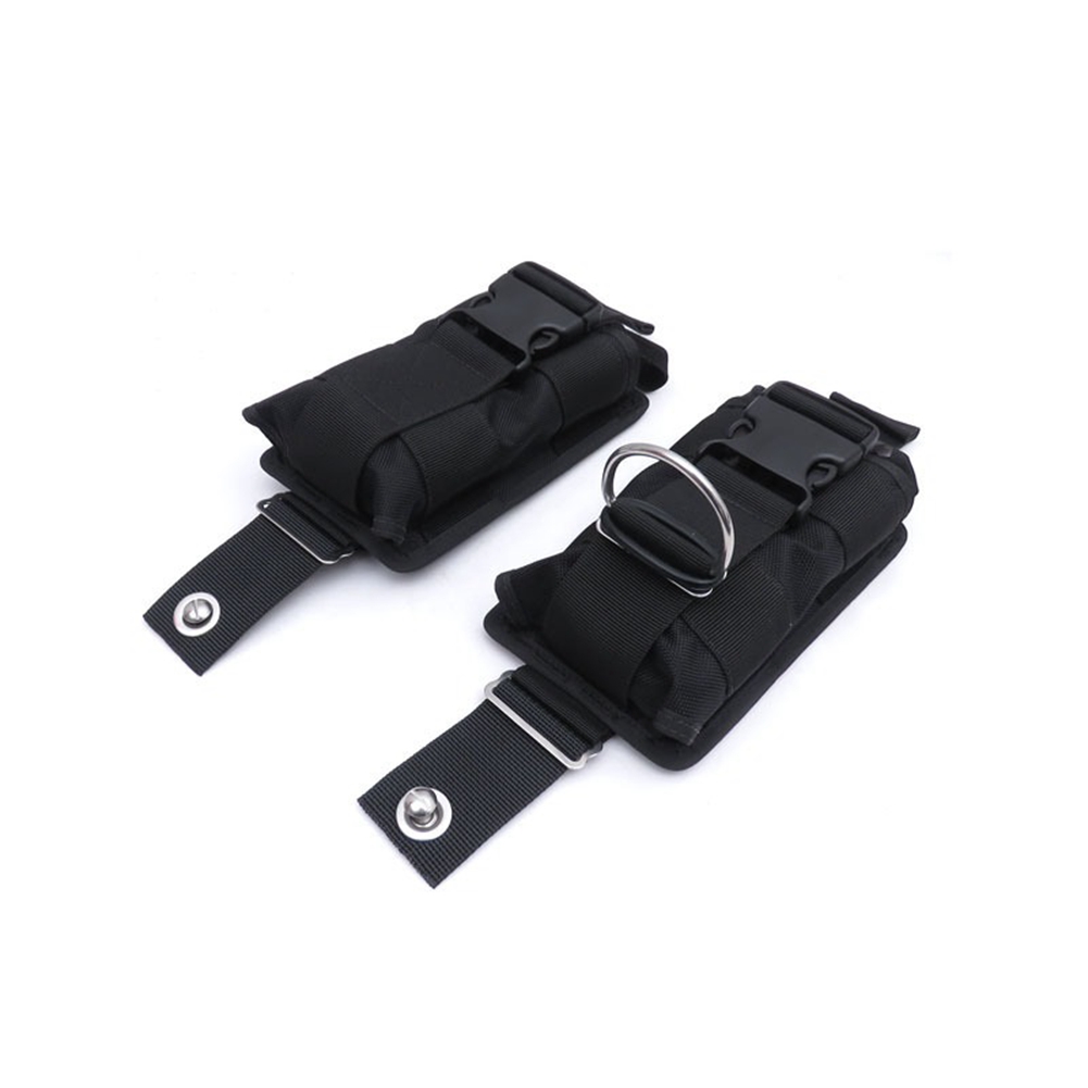Dive Weight Belt - Beliebte neue 2-teilige Ersatz-Gürteltaschen aus schwarzem