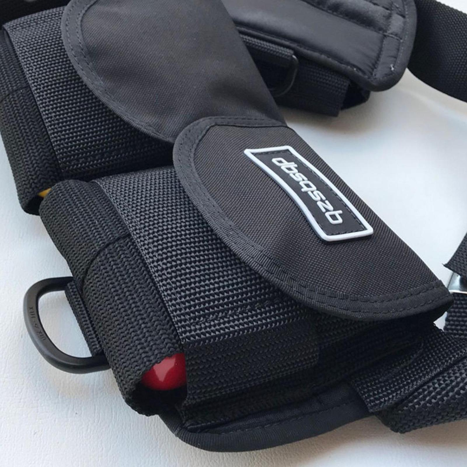Dive Weight Belt - Wasserdichte Tasche für Schnorchelgewichte, robustes 600D-Nylon,